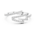 Electra Zigzag Silver Ring