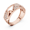 Trellis Crisscross Pavé Diamond Band Ring