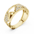 Trellis Crisscross Pavé Diamond Band Ring