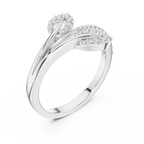 Aspen Sprig Silver Ring