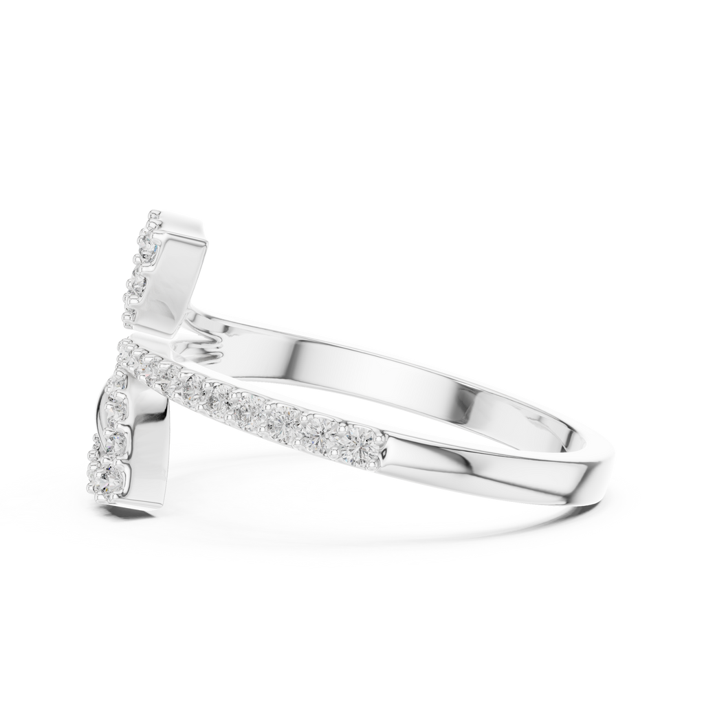 Aspen Sprig Silver Ring