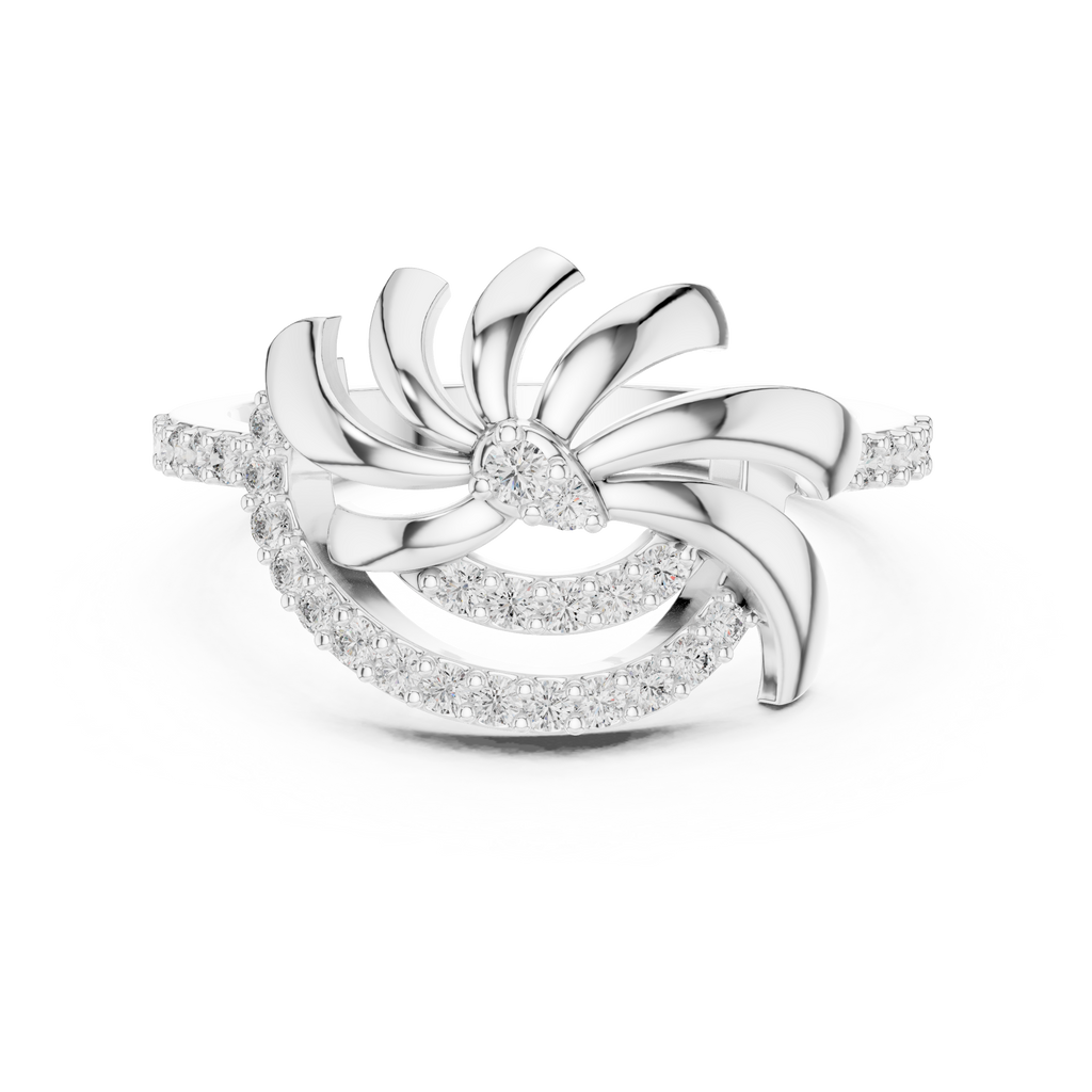 Zephyr Bloom Silver Ring
