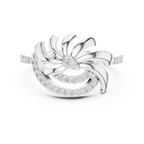 Zephyr Bloom Silver Ring