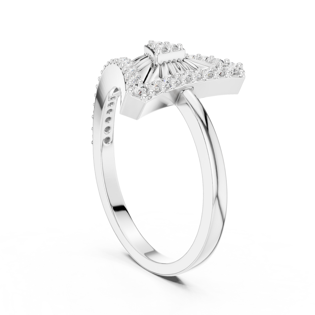Solara Prism Silver Ring