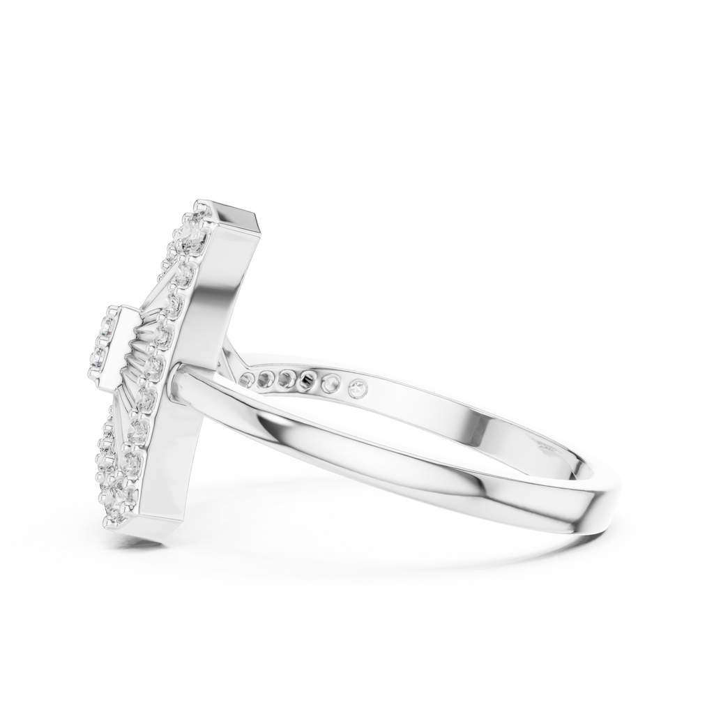 Solara Prism Silver Ring