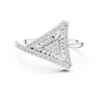 Solara Prism Silver Ring