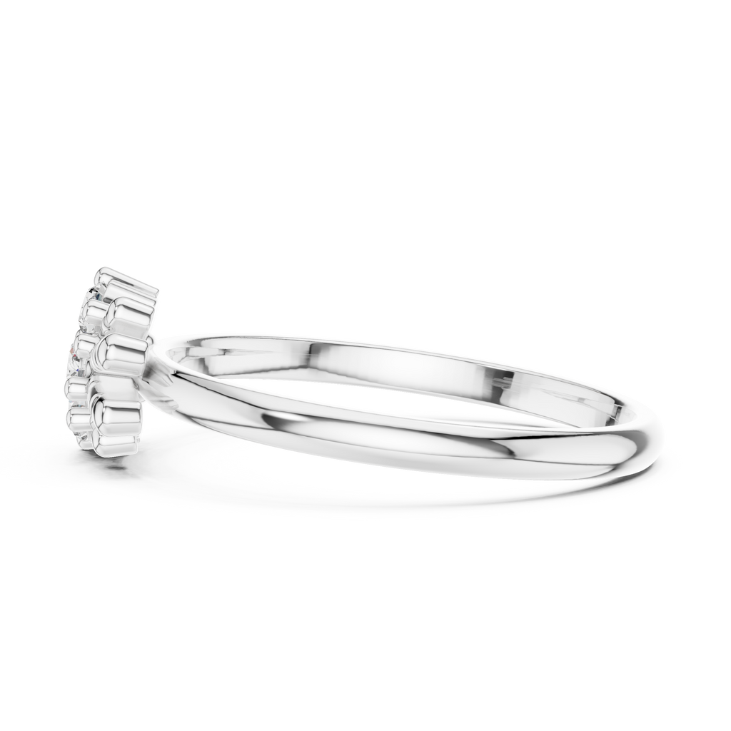 Quattro Cloverleaf Four-Stone Diamond Ring