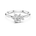 Quattro Cloverleaf Four-Stone Diamond Ring