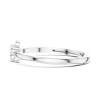 White Gold Trois Trilogy Cluster Diamond Ring