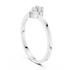 Amore Heart Trio Cluster Diamond Ring