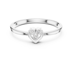 Amore Heart Trio Cluster Diamond Ring