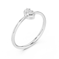 Duo Marquise-Frame Two-Stone Diamond Ring