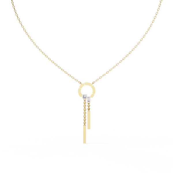 Natural Diamond Chain-Necklace