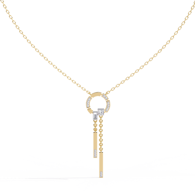 Natural Diamond Chain-Necklace