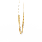Classic Round and Oval Diamond Necklace