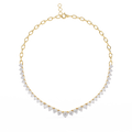 Lab Grown Round Diamond Necklace