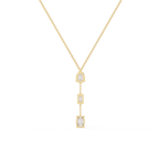 Yellow Gold Trinova Multi-Shape Drop Diamond Necklace