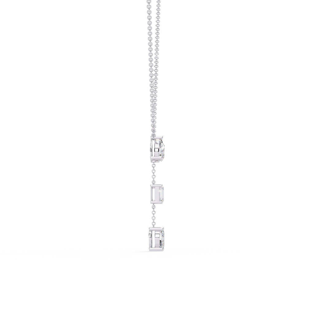 3 Diamond Drop Necklace