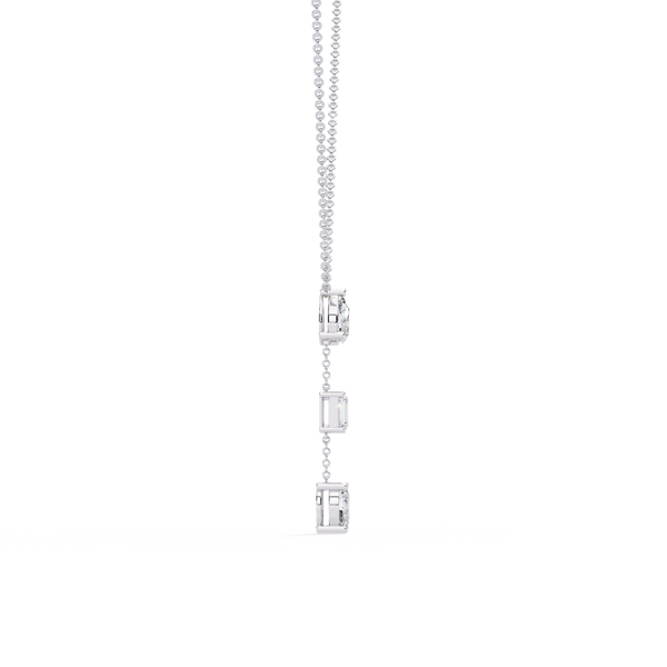 3 Diamond Drop Necklace