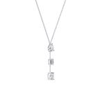 3 Diamond Drop Necklace