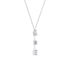 3 Diamond Drop Necklace