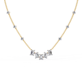 Emerald Cascade Natural Diamond Necklace