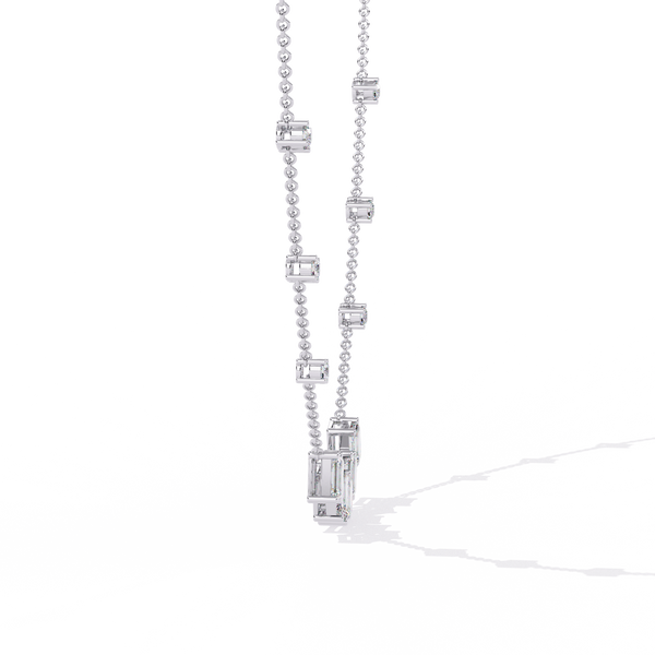 Emerald Cascade Natural Diamond Necklace