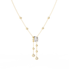 Dazzling Round Cut Diamond Necklace