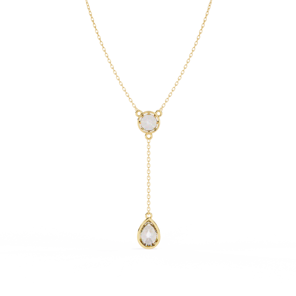 Dual-Shape Diamond Pendant