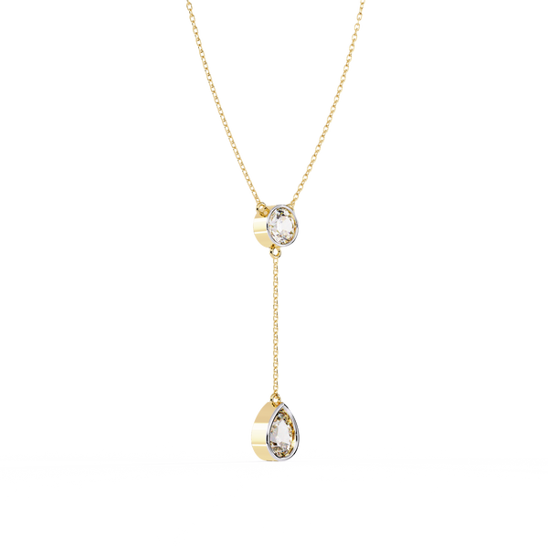 Dual-Shape Diamond Pendant
