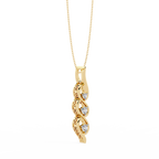 Verdant Round Diamond Necklace