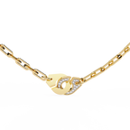 Handcuff Chic Natural Diamond Necklace