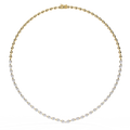 Natural Diamond Tennis Necklace