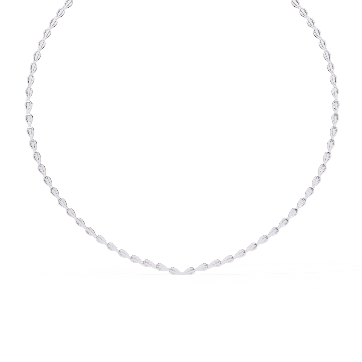Natural Diamond Tennis Necklace