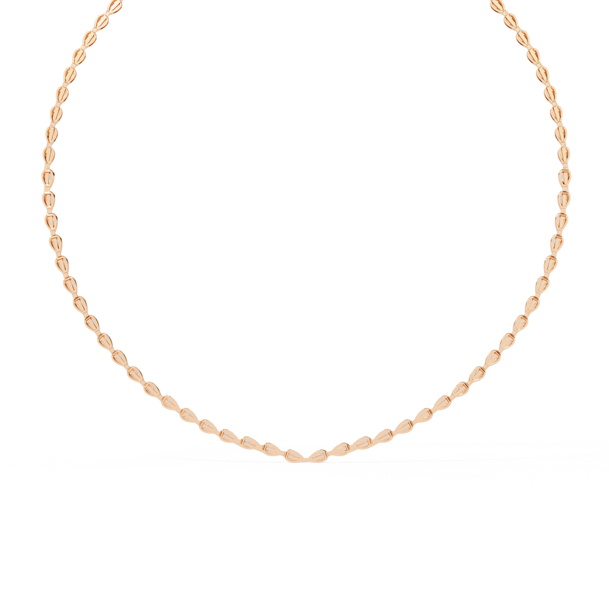 Natural Diamond Tennis Necklace