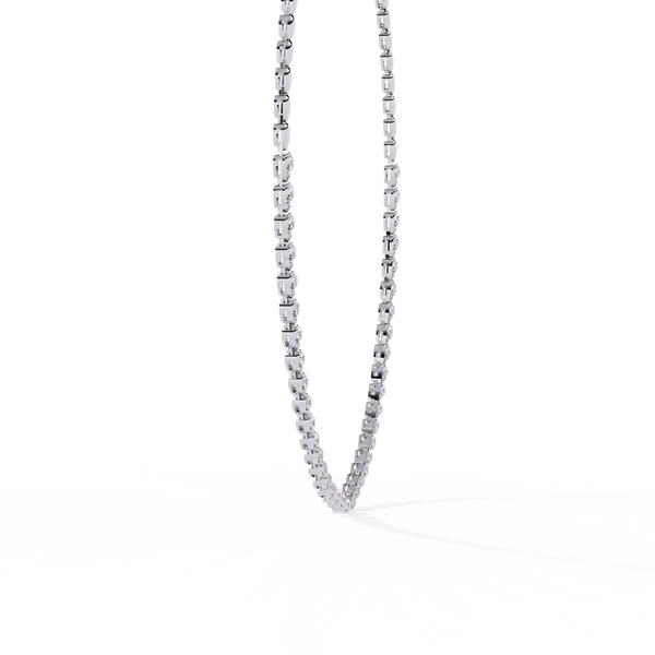 Natural Diamond Tennis Necklace