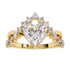 Heart Solitaire Ring