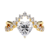 Heart Solitaire Ring