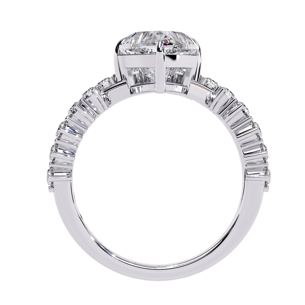 Heart Solitaire Ring