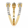 Twin Pear Wrap Lab Grown Diamond Ring
