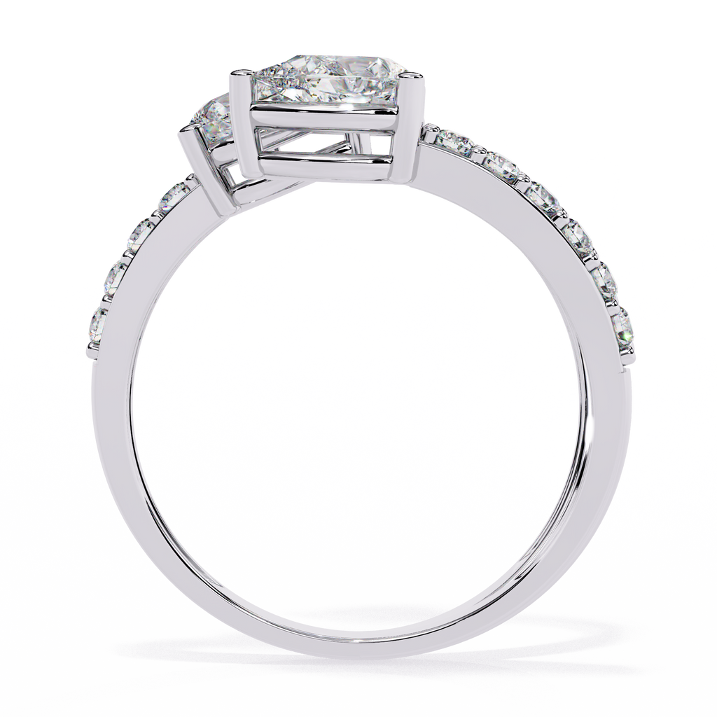 Twin Pear Wrap Lab Grown Diamond Ring