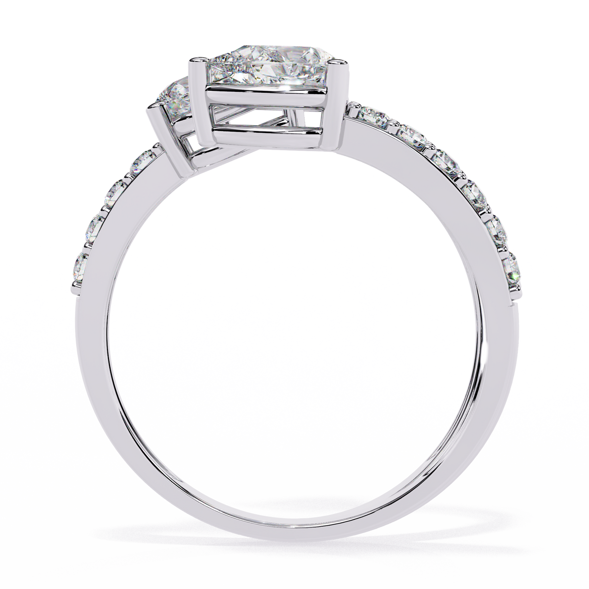 Twin Pear Wrap Lab Grown Diamond Ring