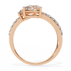 Twin Pear Wrap Lab Grown Diamond Ring