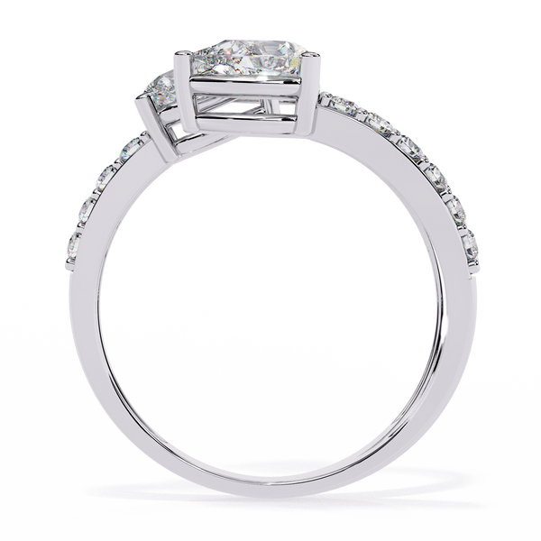 Twin Pear Wrap Lab Grown Diamond Ring
