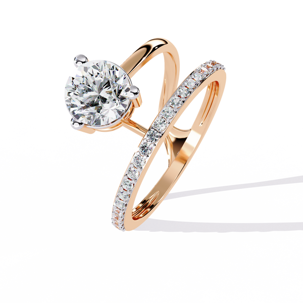 Classic Round Solitaire Lab Grown Diamond Ring