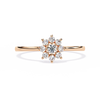Diamond Floral Cluster Ring