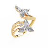 Butterfly Kiss Natural Diamond Ring