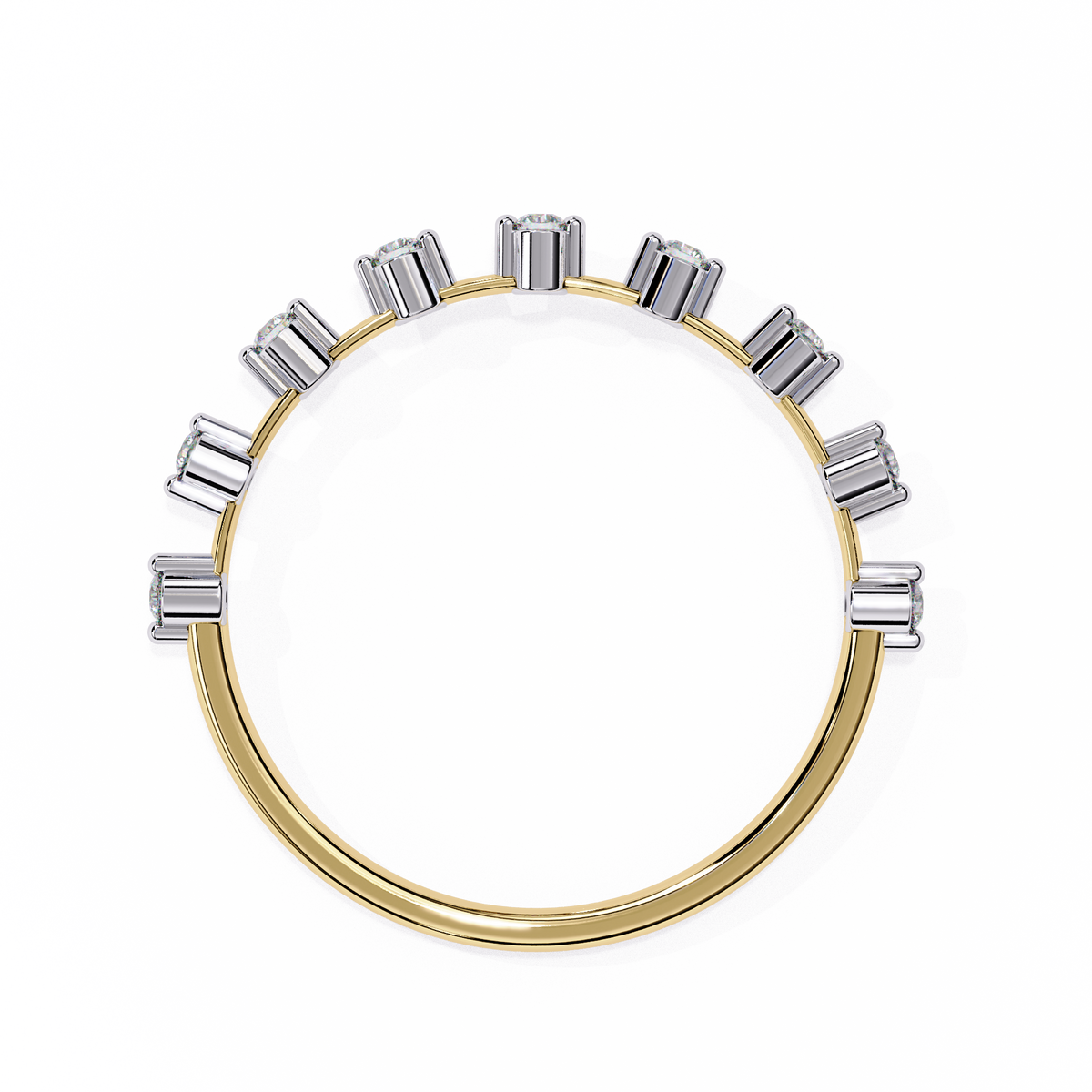 Natural Diamond Starlit Harmony Band Ring