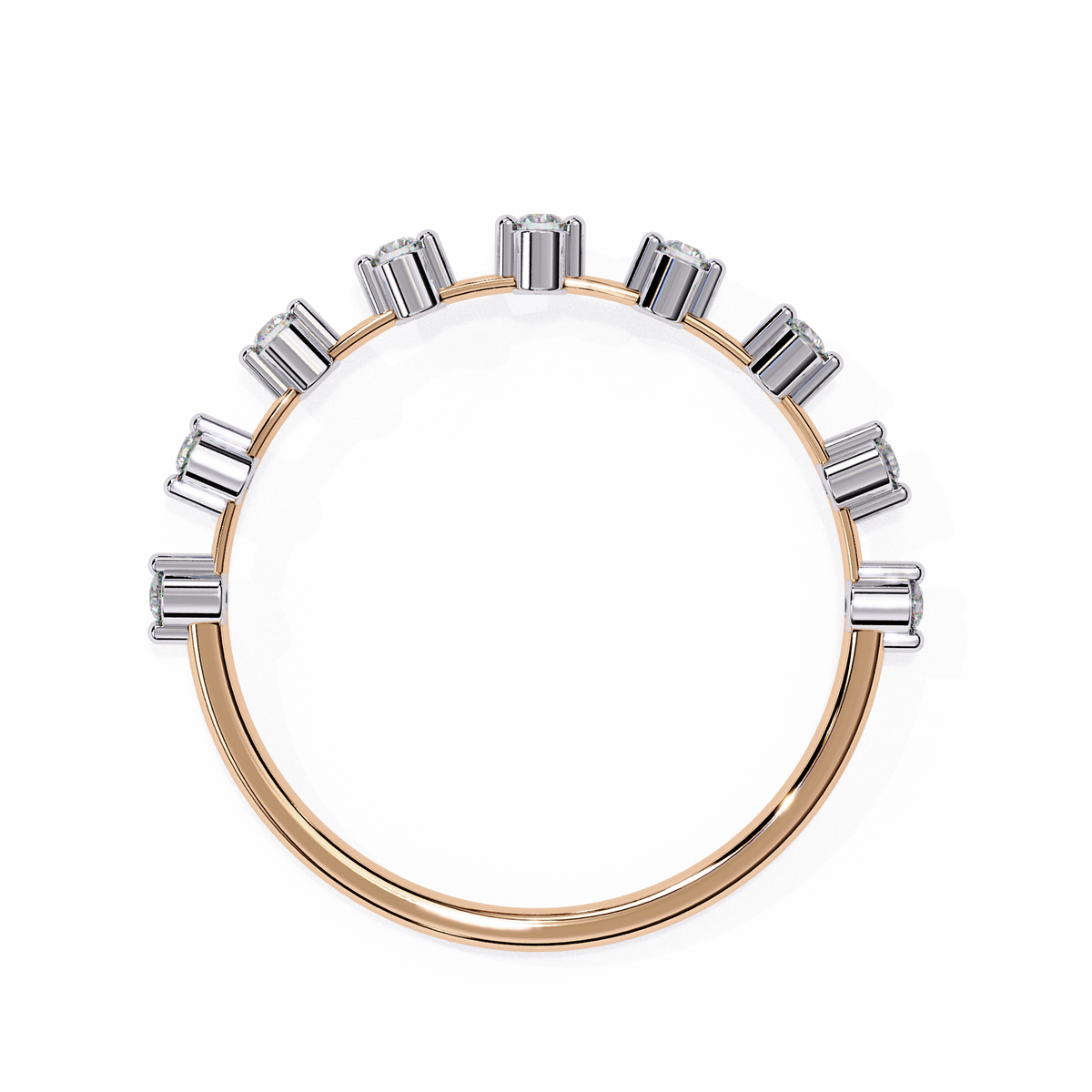 Natural Diamond Starlit Harmony Band Ring