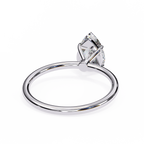 White Gold Pear Diamond Solitaire Engagement Ring
